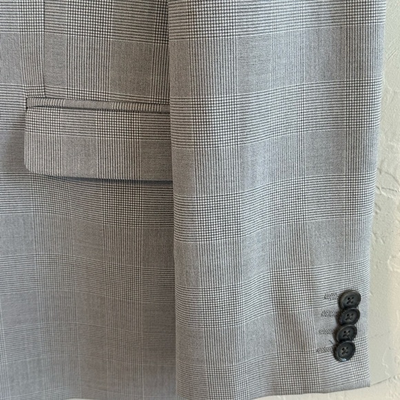 Express Light Gray Men's/Teen Boy Slim Lightweight Dressy Blazer Sz 36S - Picture 3 of 12